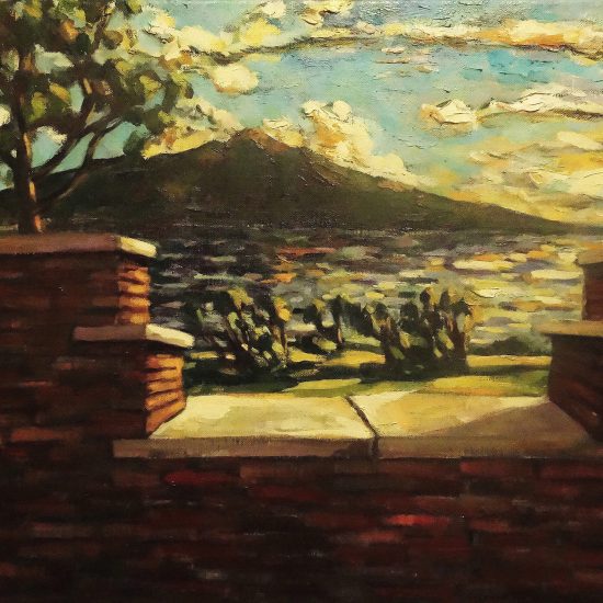 城牆外的觀音山